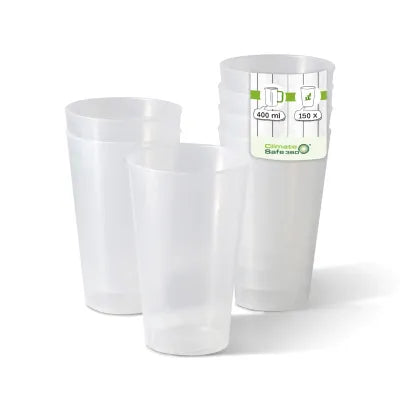 14 oz, Ø 85 mm Coppette riutilizzabile in PP, trasparente