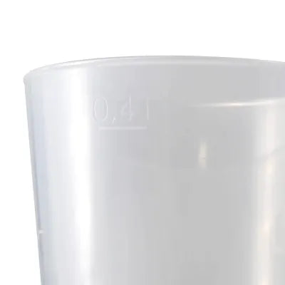 14 oz, Ø 85 mm Coppette riutilizzabile in PP, trasparente monouso forniture