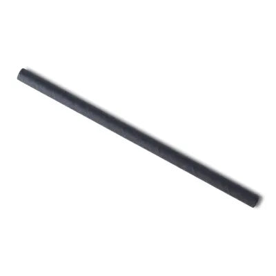 15 cm, Ø 0,7 cm Cannucce da cocktail in carta, nere asporto