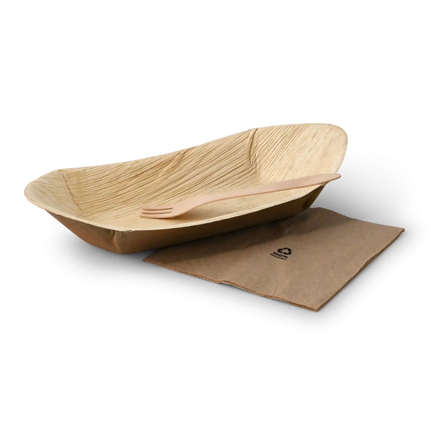 Barca in foglia di palma asporto domicilio Ristorazione Forniture Monouso Eco Bio Biodegradabile Packaging Consumabili Ecologico Ingrosso fornitore forniture Take away 5
