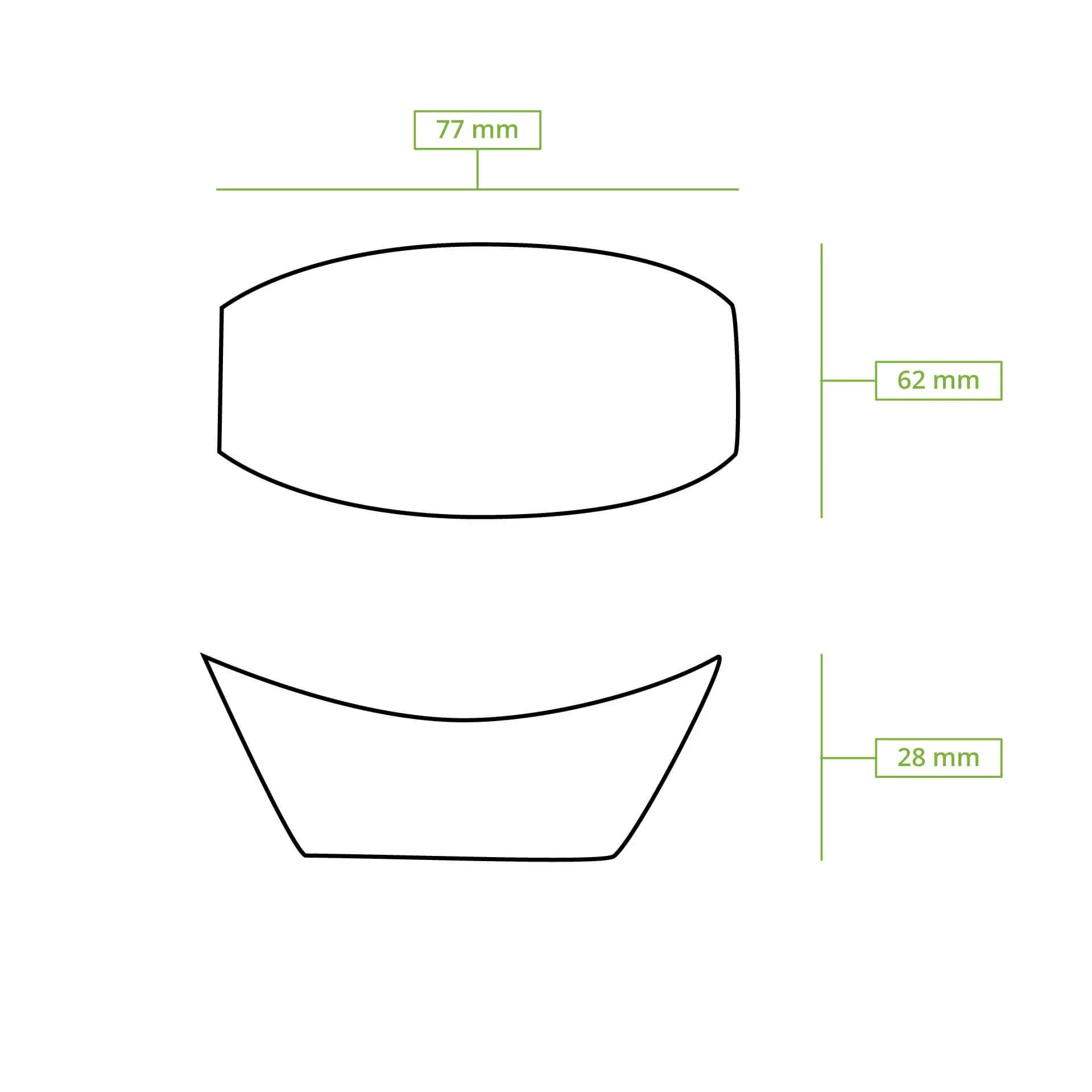 Barche in legno 8 cm asporto domicilio Ristorazione Forniture Monouso Eco Bio Biodegradabile Packaging Consumabili Ecologico Ingrosso fornitore forniture Take away 8
