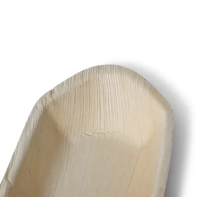 Barchetta in foglia di palma asporto domicilio Ristorazione Forniture Monouso Eco Bio Biodegradabile Packaging Consumabili Ecologico Ingrosso