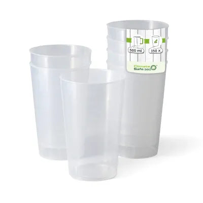 Bicchiere riutilizzabile da 17 oz Ø 90 mm, PP, trasparente