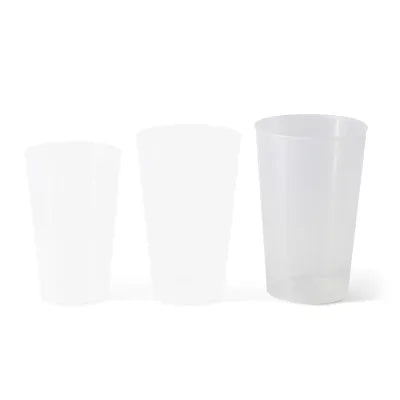 Bicchiere riutilizzabile da 17 oz Ø 90 mm, PP, trasparente monouso forniture ristorazione take away asporto  ingrosso catering