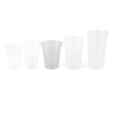 Bicchieri in PLA trasparente da 12 oz, Ø 95 mm forniture ristorazione ingrosso catering ristoranti paninerie take away
