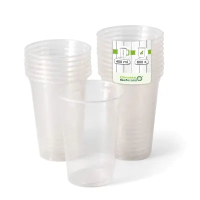 Bicchieri in PLA trasparente da 16 oz, Ø 95 mm