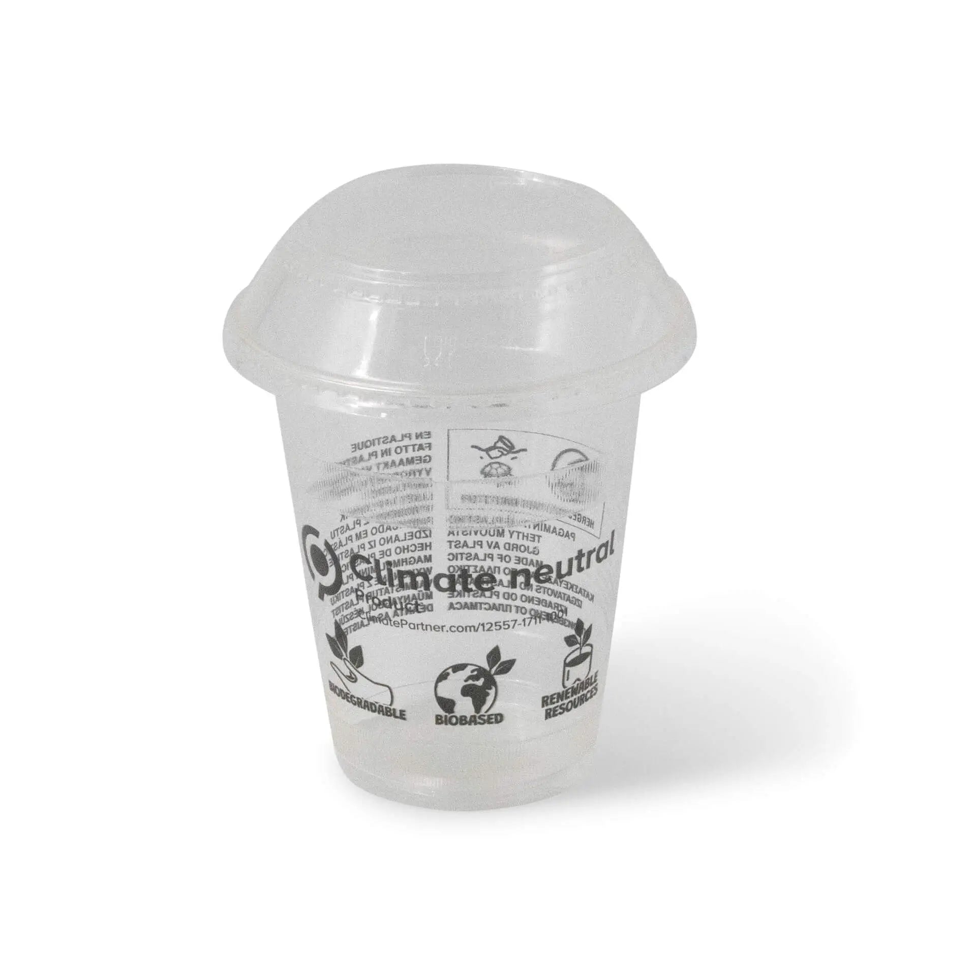 Bicchieri per frullato in PLA da 12 oz, Ø 96 mm asporto domicilio Ristorazione Forniture Monouso Eco Bio Biodegradabile Packaging Consumabili Ecologico Ingrosso fornitore forniture Take away 3
