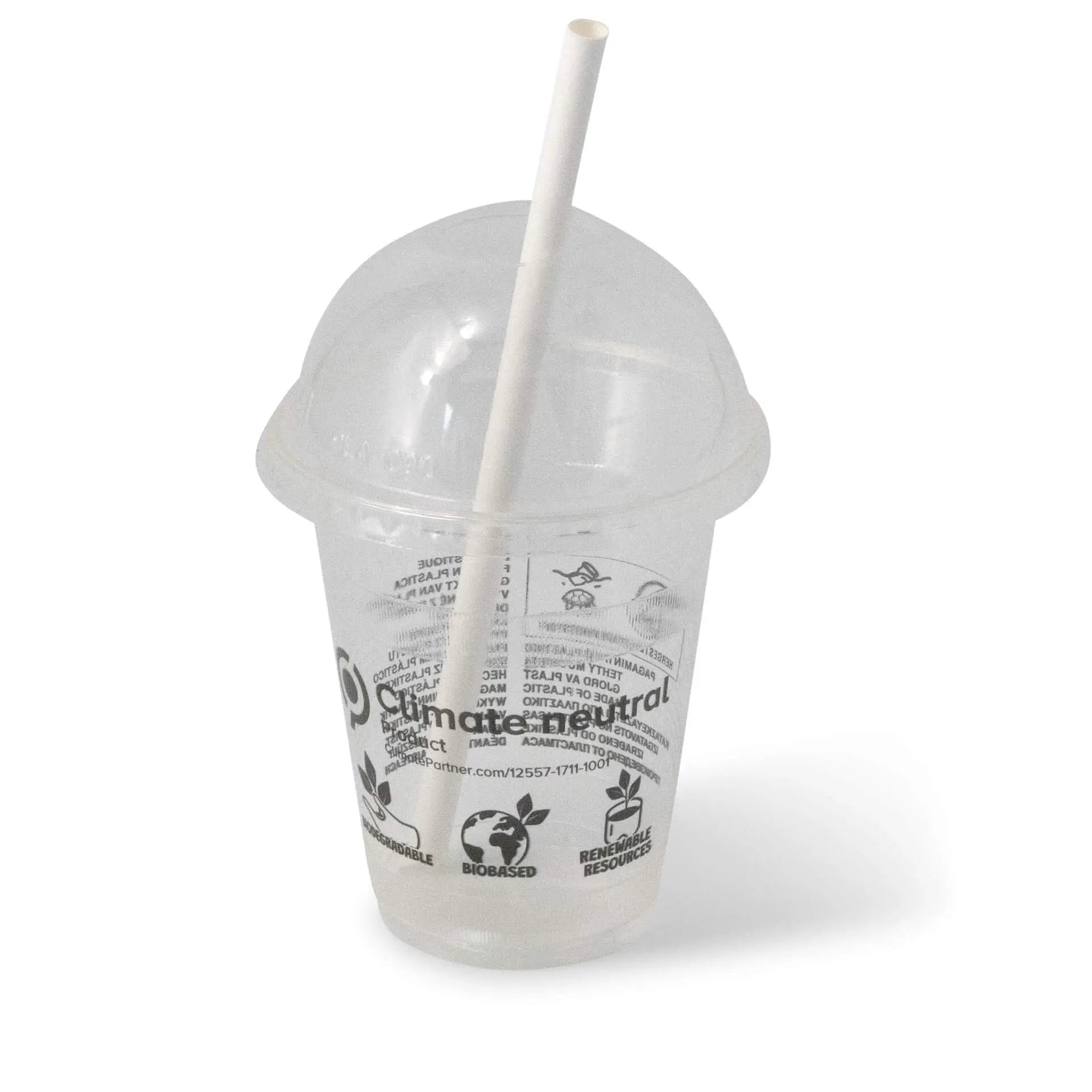 Bicchieri per frullato in PLA da 12 oz, Ø 96 mm asporto domicilio Ristorazione Forniture Monouso Eco Bio Biodegradabile Packaging Consumabili Ecologico Ingrosso fornitore forniture Take away 4
