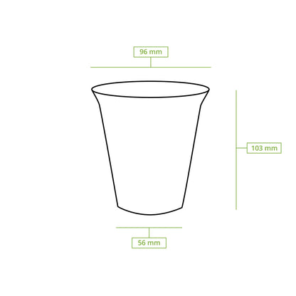 Bicchieri per frullato in PLA da 12 oz, Ø 96 mm asporto domicilio Ristorazione Forniture Monouso Eco Bio Biodegradabile Packaging Consumabili Ecologico Ingrosso fornitore forniture Take away 7
