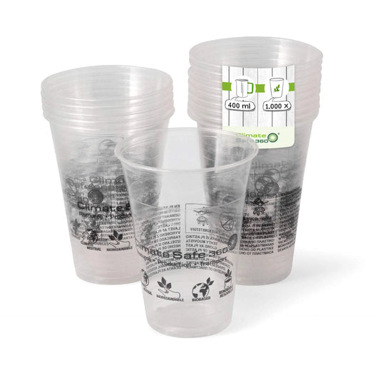 Bicchieri per frullato in PLA da 16 oz, Ø 96 mm asporto domicilio Ristorazione Forniture Monouso Eco Bio Biodegradabile Packaging Consumabili Ecologico Ingrosso fornitore forniture Take away 1
