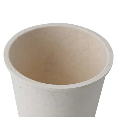 Bicchieri riutilizzabili "BioYep" 400 ml, Ø 95 mm, anacardi/bianco crema biodegradabili monouso asporto