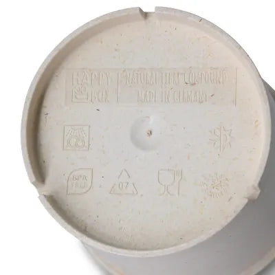 Bicchieri riutilizzabili "BioYep" 400 ml, Ø 95 mm, anacardi/bianco crema biodegradabili monouso asporto domicilio biodegradabile 