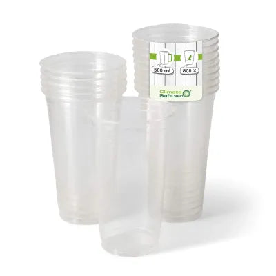 Bicchieri trasparenti in PLA da 20 oz, Ø 95 mm