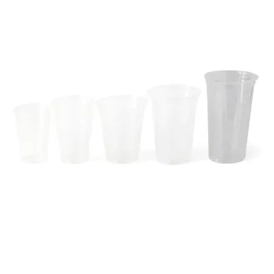 Bicchieri trasparenti in PLA da 20 oz, Ø 95 mm monouso ristorazione forniture take away asporto ingrosso pizzerie biodegradabile
