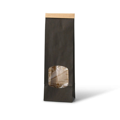 Borse con fondo quadro con finestra S, 9 x 4,5 x 26 cm asporto domicilio Ristorazione Forniture Monouso Eco Bio Biodegradabile Packaging Consumabili Ecologico Ingrosso fornitore forniture Take away 2
