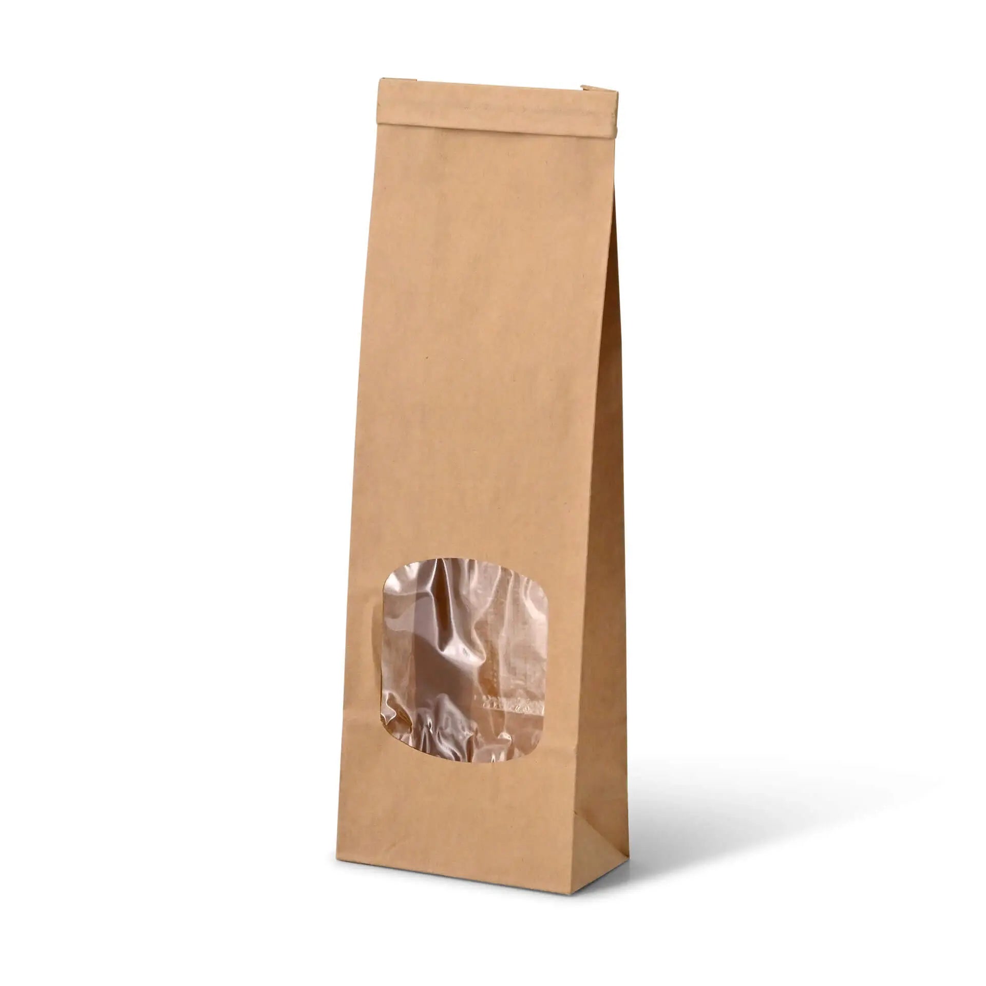 Borse con fondo quadro con finestra S, 9 x 4,5 x 27,5 cm asporto domicilio Ristorazione Forniture Monouso Eco Bio Biodegradabile Packaging Consumabili Ecologico Ingrosso fornitore forniture Take away 2
