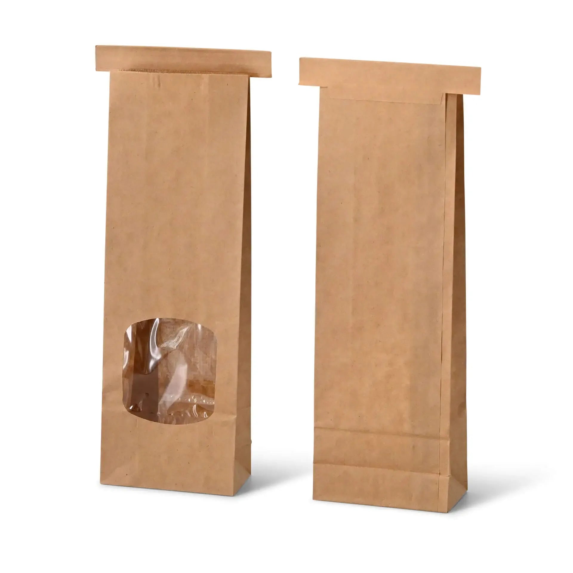 Borse con fondo quadro con finestra S, 9 x 4,5 x 27,5 cm asporto domicilio Ristorazione Forniture Monouso Eco Bio Biodegradabile Packaging Consumabili Ecologico Ingrosso fornitore forniture Take away 3
