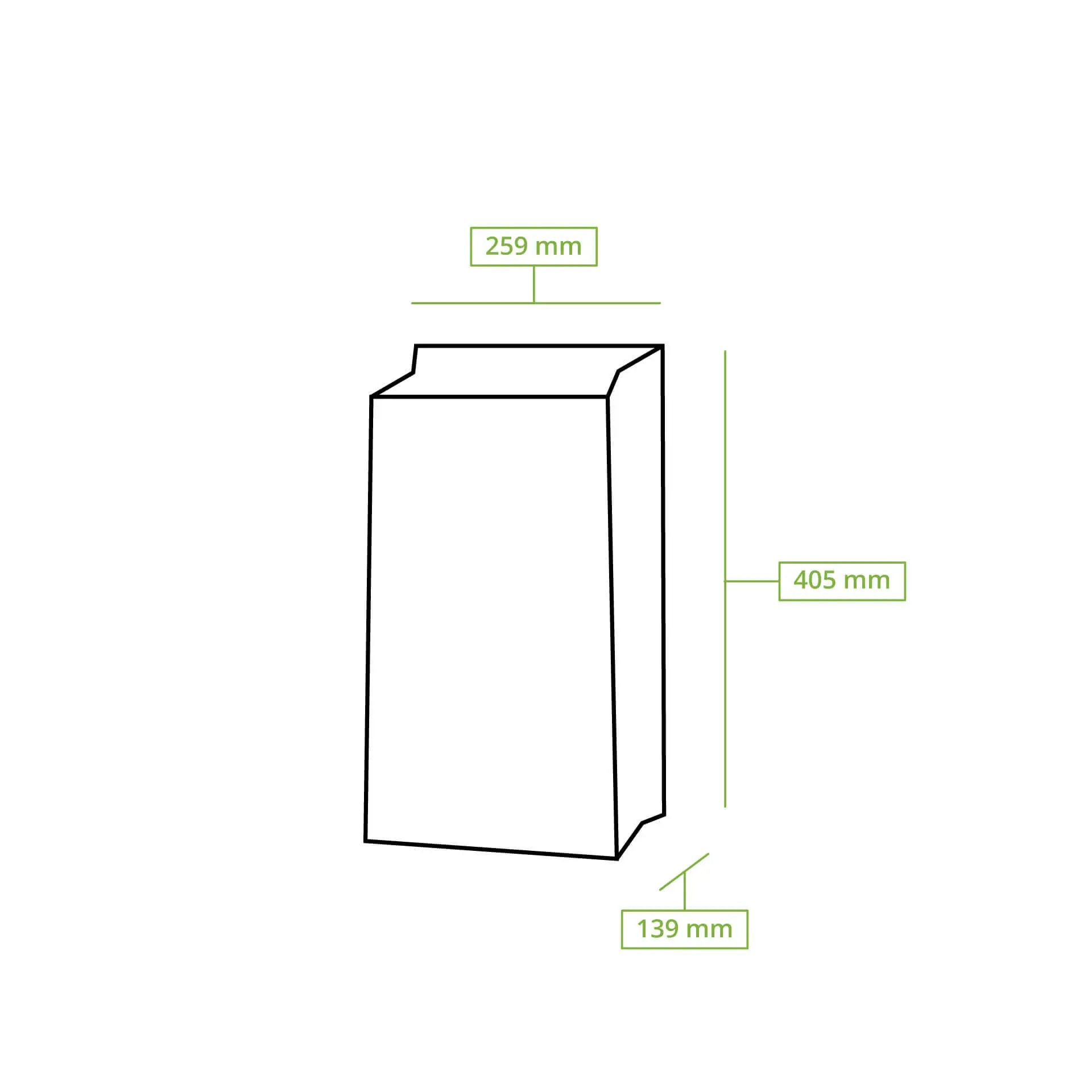 Borse per la spesa L 26 x 14 x 40 cm, kraft asporto domicilio Ristorazione Forniture Monouso Eco Bio Biodegradabile Packaging Consumabili Ecologico Ingrosso fornitore forniture Take away 6

