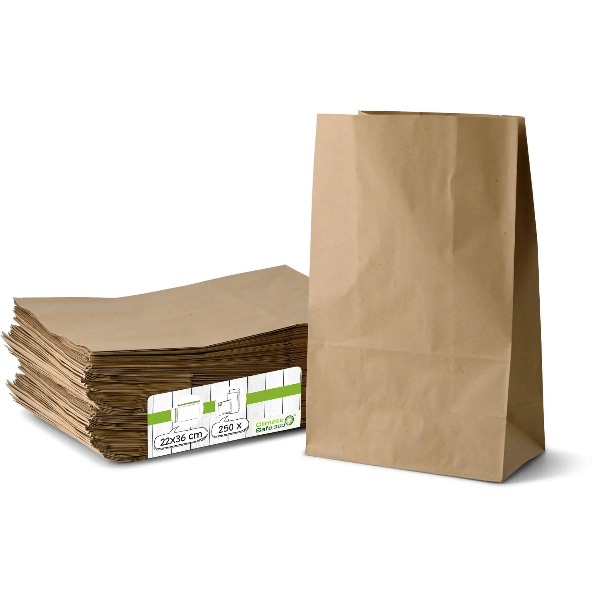 Borse per la spesa M 22 x 12 x 36 cm, kraft asporto domicilio Ristorazione Forniture Monouso Eco Bio Biodegradabile Packaging Consumabili Ecologico Ingrosso fornitore forniture Take away 1
