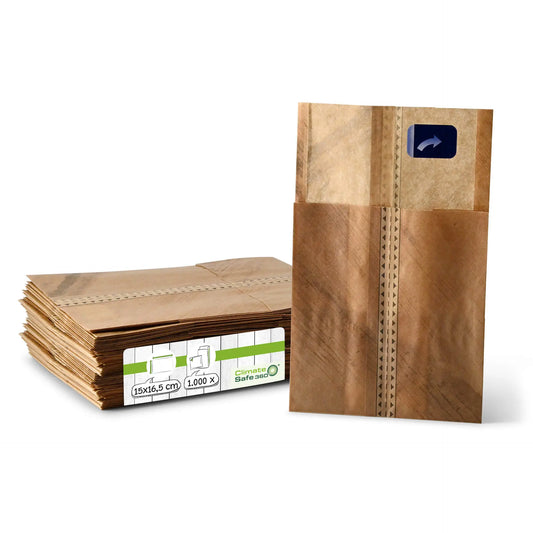 Busta per hamburger di carta 15 x 16,5 x 8,5 cm, kraft asporto domicilio Ristorazione Forniture Monouso Eco Bio Biodegradabile Packaging Consumabili Ecologico Ingrosso fornitore forniture Take away 1
