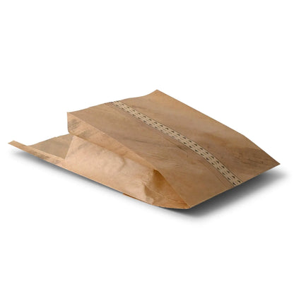 Busta per hamburger di carta 15 x 16,5 x 8,5 cm, kraft asporto domicilio Ristorazione Forniture Monouso Eco Bio Biodegradabile Packaging Consumabili Ecologico Ingrosso fornitore forniture Take away 3
