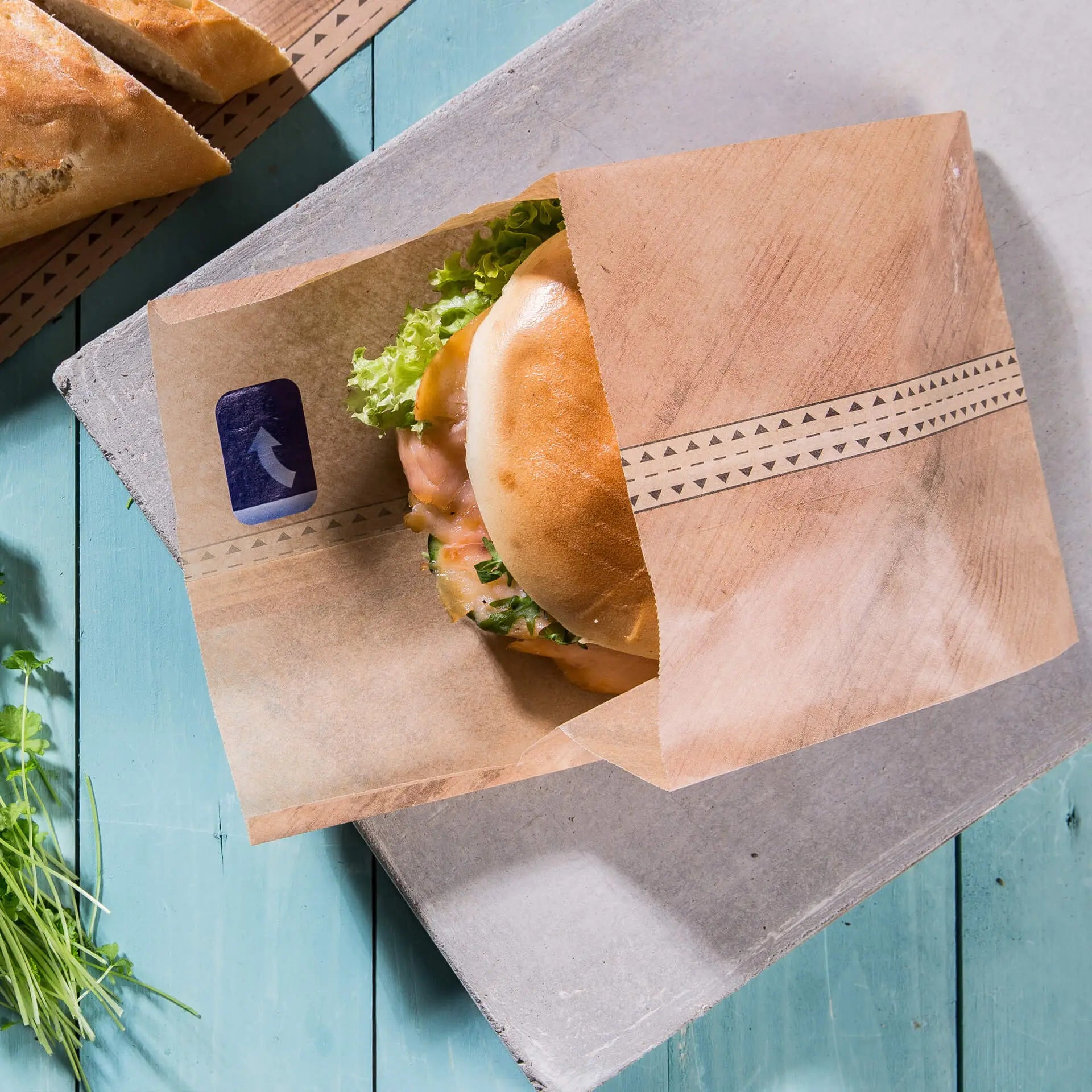 Busta per hamburger di carta 15 x 16,5 x 8,5 cm, kraft asporto domicilio Ristorazione Forniture Monouso Eco Bio Biodegradabile Packaging Consumabili Ecologico Ingrosso fornitore forniture Take away 8

