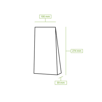 Buste con fondo quadro M, 10 x 6 x 27,5 cm asporto domicilio Ristorazione Forniture Monouso Eco Bio Biodegradabile Packaging Consumabili Ecologico Ingrosso fornitore forniture Take away 8
