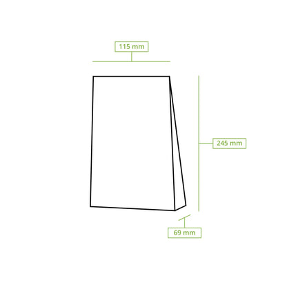 Buste con fondo quadro M, 11,5 x 7 x 24,5 cm asporto domicilio Ristorazione Forniture Monouso Eco Bio Biodegradabile Packaging Consumabili Ecologico Ingrosso fornitore forniture Take away 9
