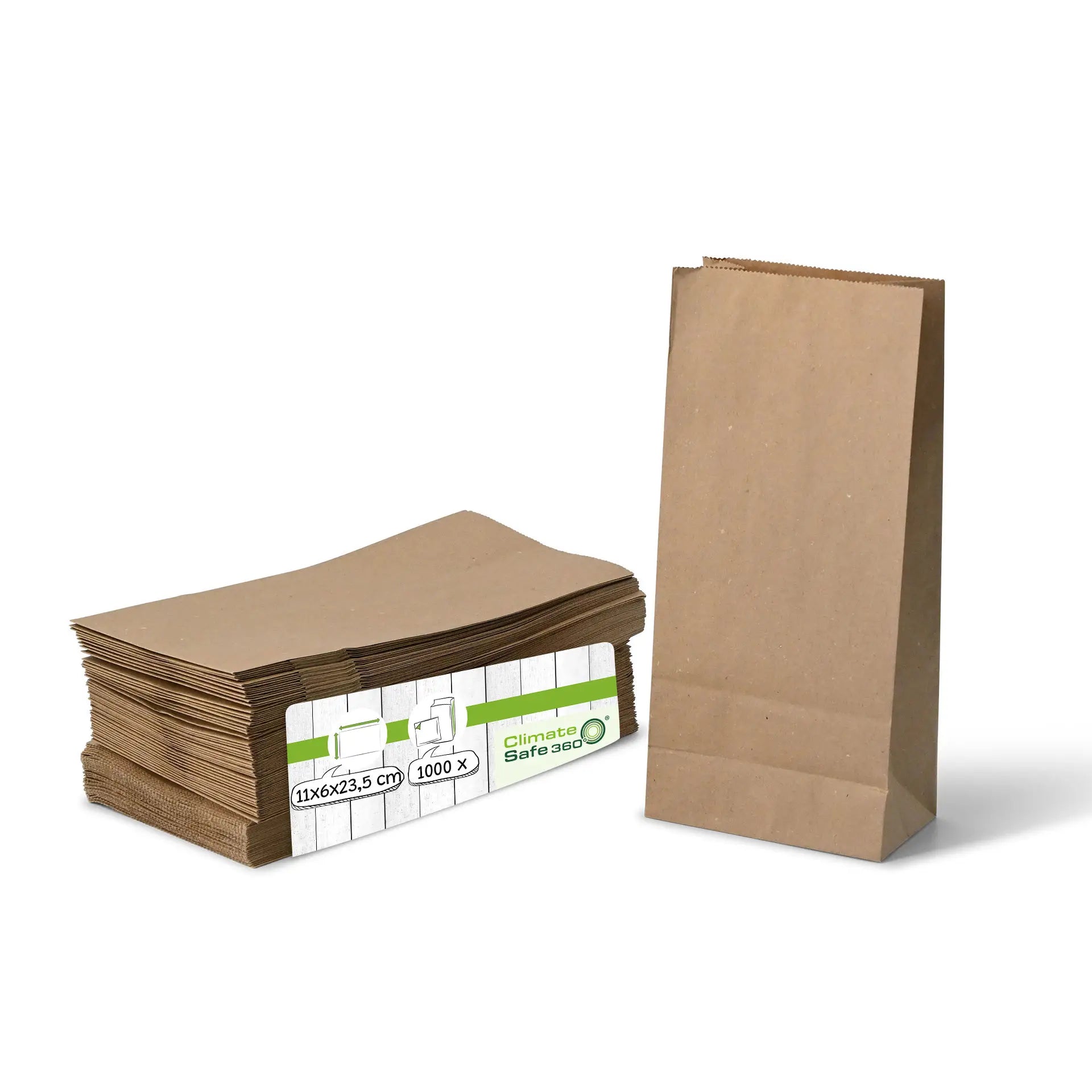 Buste con fondo quadro M, 11 x 6 x 22,5 cm asporto domicilio Ristorazione Forniture Monouso Eco Bio Biodegradabile Packaging Consumabili Ecologico Ingrosso fornitore forniture Take away 1

