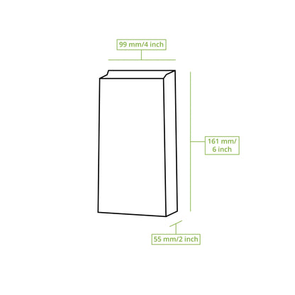 Buste con fondo quadro M, 11 x 6 x 22,5 cm asporto domicilio Ristorazione Forniture Monouso Eco Bio Biodegradabile Packaging Consumabili Ecologico Ingrosso fornitore forniture Take away 8
