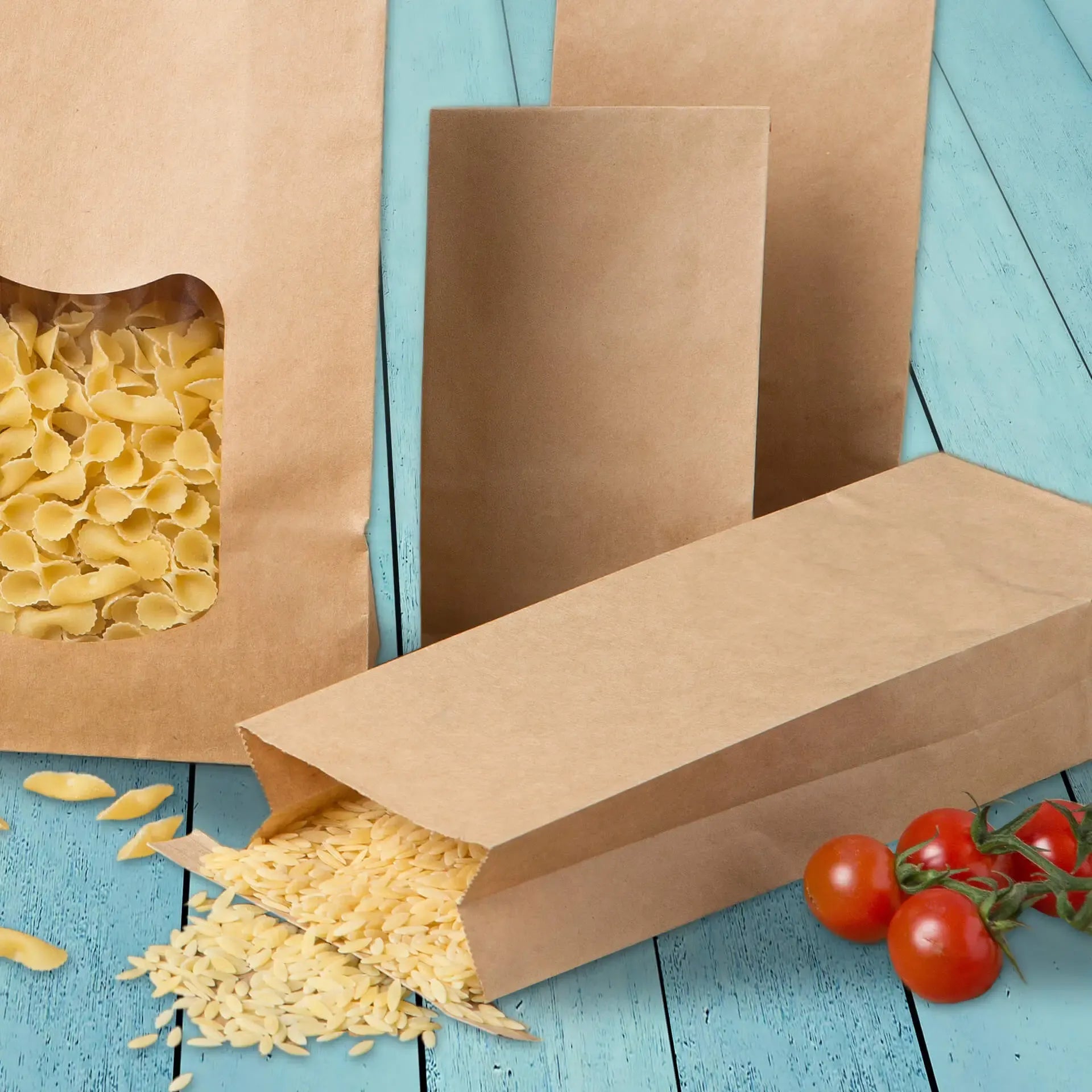 Buste con fondo quadro S, 9 x 4,5 x 23,5 cm asporto domicilio Ristorazione Forniture Monouso Eco Bio Biodegradabile Packaging Consumabili Ecologico Ingrosso fornitore forniture Take away 6
