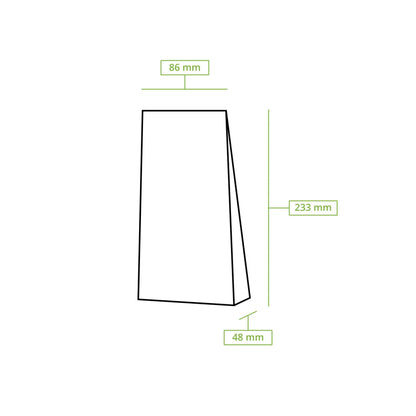 Buste con fondo quadro S, 9 x 4,5 x 23,5 cm asporto domicilio Ristorazione Forniture Monouso Eco Bio Biodegradabile Packaging Consumabili Ecologico Ingrosso fornitore forniture Take away 7
