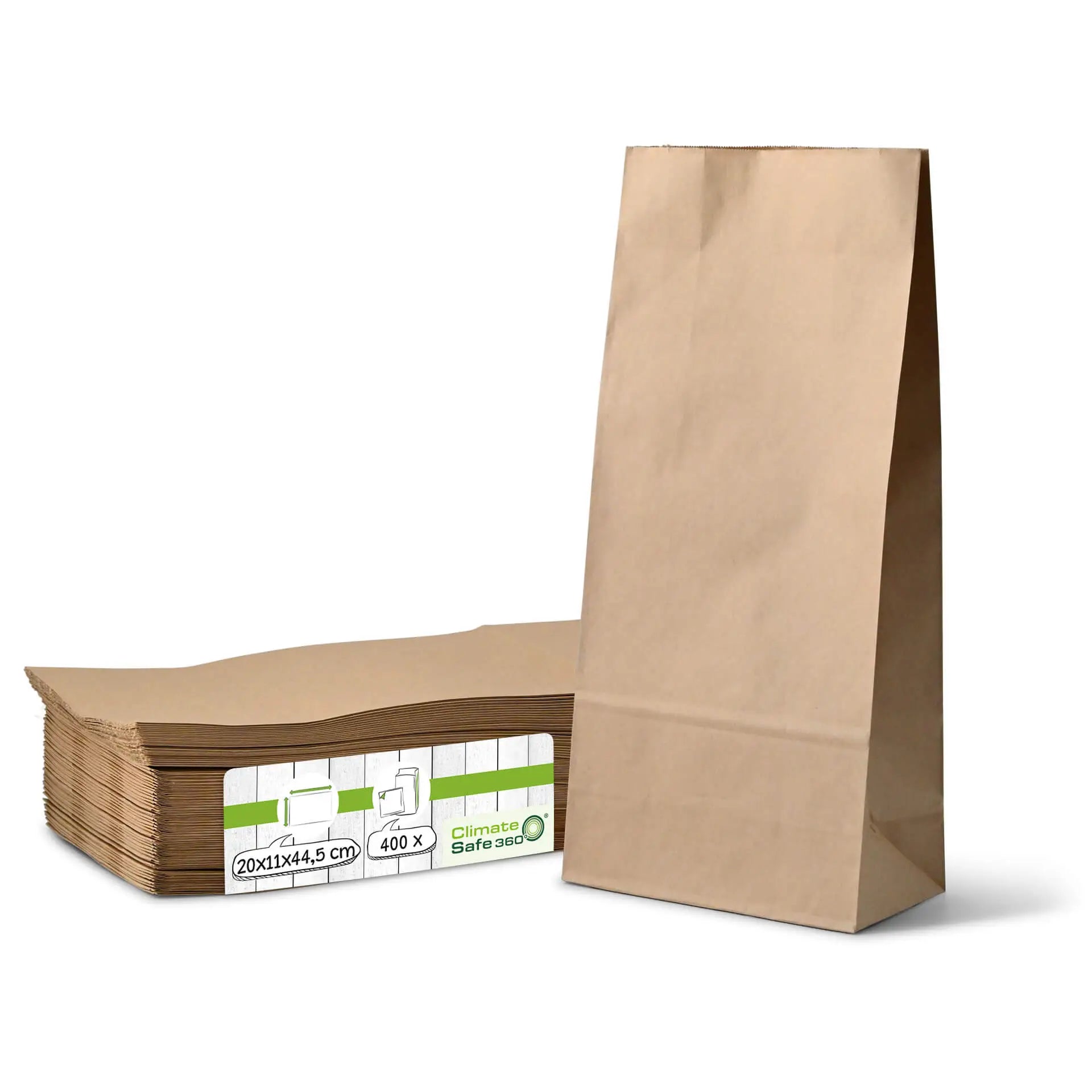 Buste con fondo quadro XL, 20 x 11 x 44,5 cm asporto domicilio Ristorazione Forniture Monouso Eco Bio Biodegradabile Packaging Consumabili Ecologico Ingrosso fornitore forniture Take away 1

