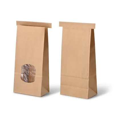 Buste con fondo quadro con finestra M, 11.5 x 7 x 24,5 cm asporto domicilio Ristorazione Forniture Monouso Eco Bio Biodegradabile Packaging Consumabili Ecologico Ingrosso fornitore forniture Take away 3
