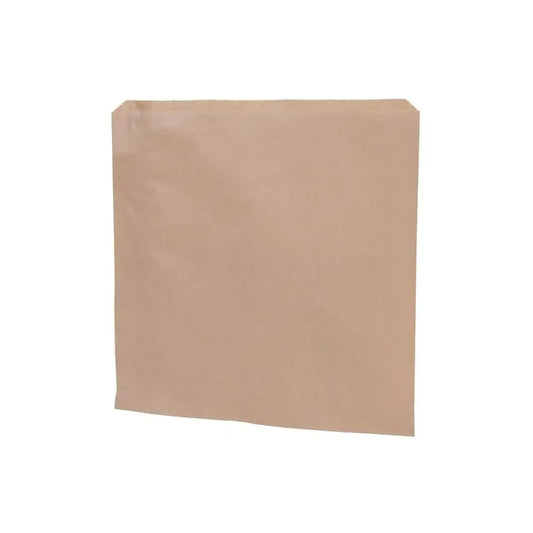 Buste di carta piatte 24,5 x 25 cm, kraft asporto domicilio Ristorazione Forniture Monouso Eco Bio Biodegradabile Packaging Consumabili Ecologico Ingrosso fornitore forniture Take away 1
