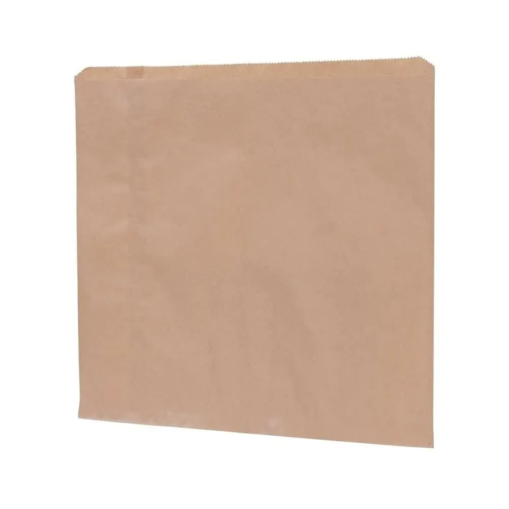 Buste di carta piatte 30 x 29 cm, kraft asporto domicilio Ristorazione Forniture Monouso Eco Bio Biodegradabile Packaging Consumabili Ecologico Ingrosso fornitore forniture Take away 1
