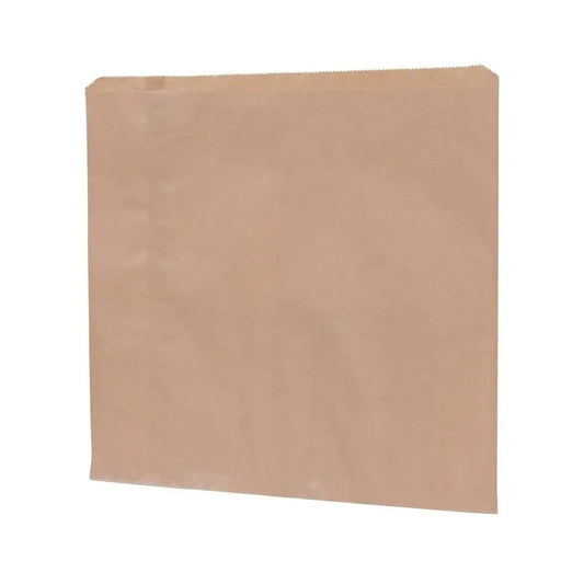 Buste di carta piatte 30 x 29 cm, kraft asporto domicilio Ristorazione Forniture Monouso Eco Bio Biodegradabile Packaging Consumabili Ecologico Ingrosso fornitore forniture Take away 1
