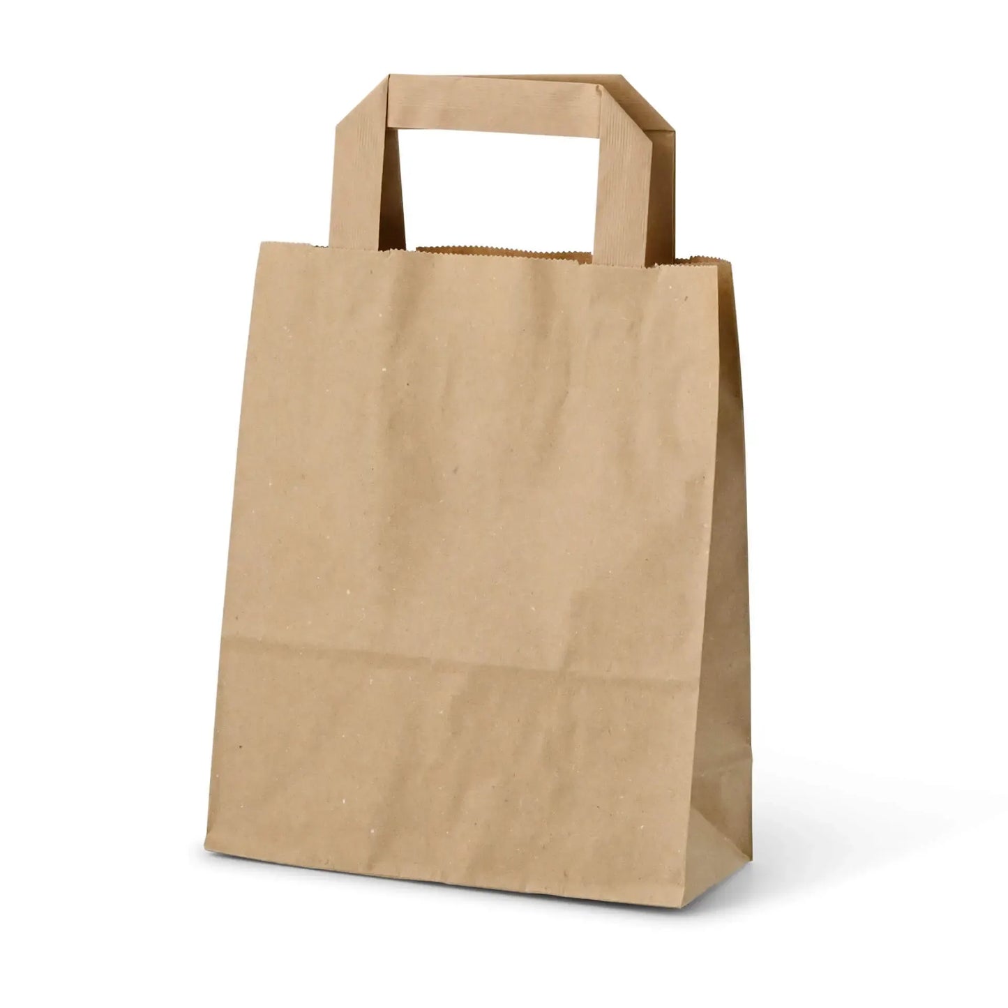 Buste per carta riciclata S, 18 x 8 x 22 cm, marrone asporto domicilio Ristorazione Forniture Monouso Eco Bio Biodegradabile Packaging Consumabili Ecologico Ingrosso fornitore forniture Take away 2
