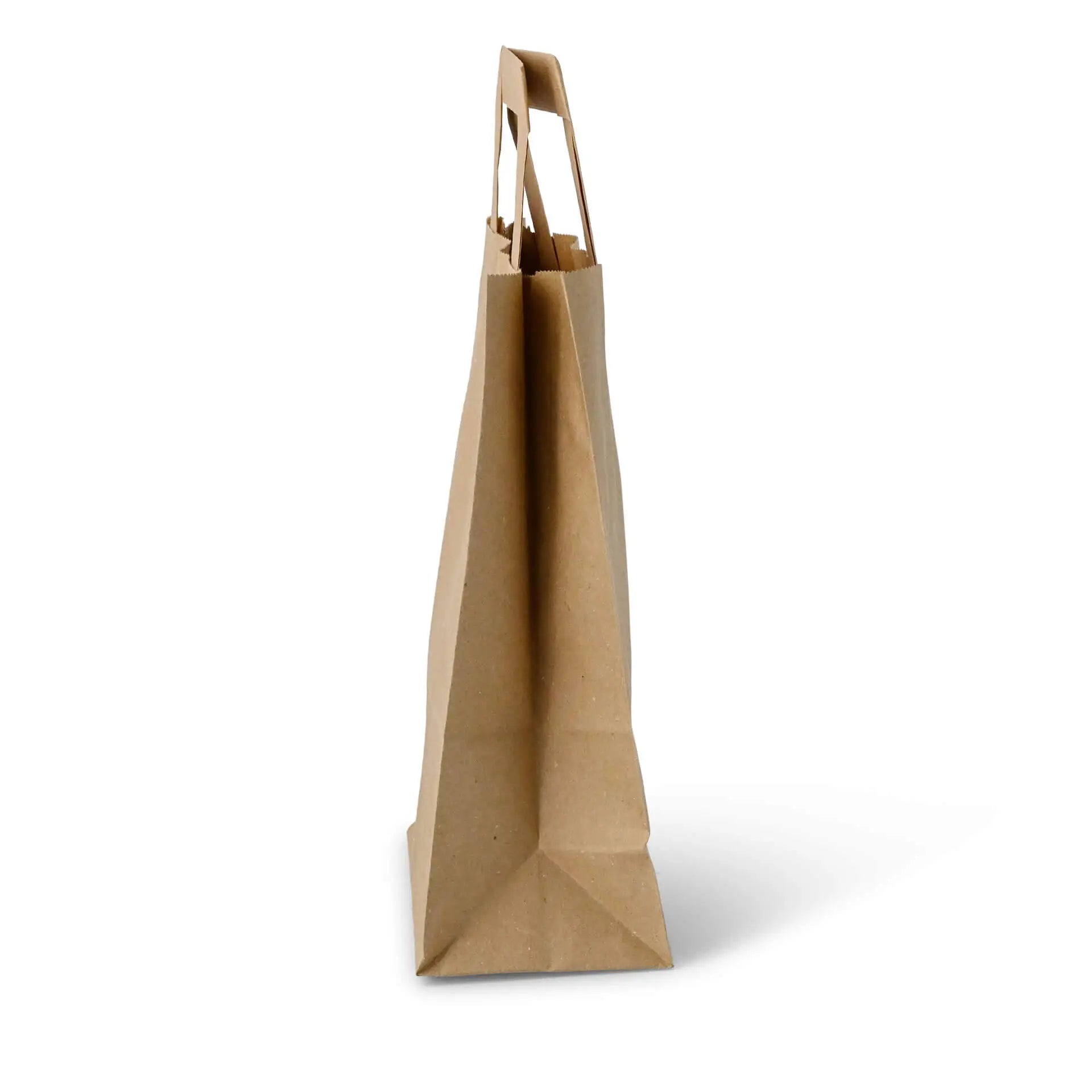 Buste per carta riciclata S, 18 x 8 x 22 cm, marrone asporto domicilio Ristorazione Forniture Monouso Eco Bio Biodegradabile Packaging Consumabili Ecologico Ingrosso fornitore forniture Take away 3
