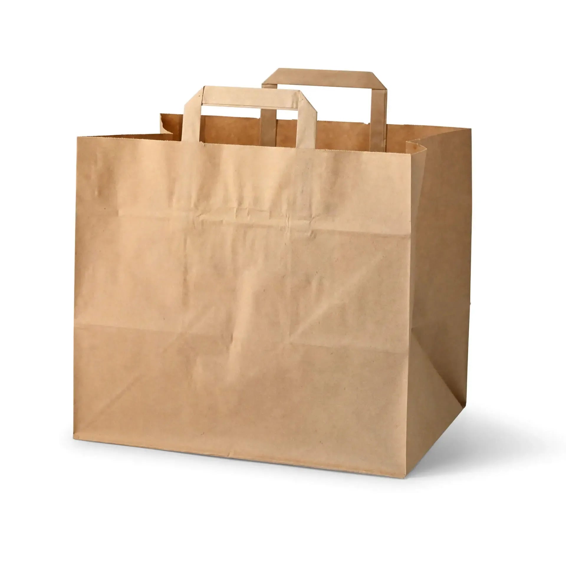 Buste per carta riciclata XXL, 32 x 21 x 27 cm, marrone asporto domicilio Ristorazione Forniture Monouso Eco Bio Biodegradabile Packaging Consumabili Ecologico Ingrosso fornitore forniture Take away 2
