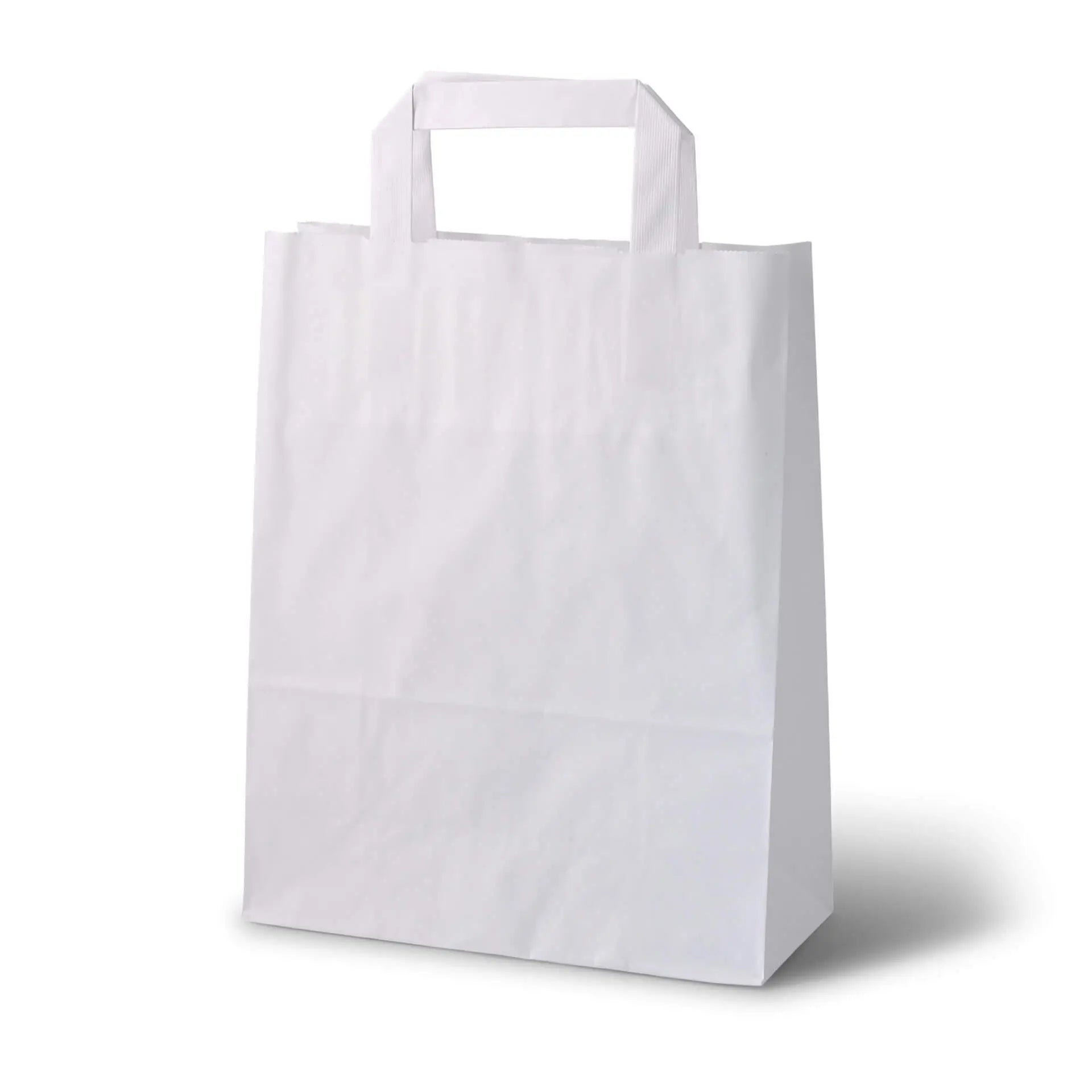 Buste portacarte Kraft M, 22 x 10 x 28 cm, bianche asporto domicilio Ristorazione Forniture Monouso Eco Bio Biodegradabile Packaging Consumabili Ecologico Ingrosso fornitore forniture Take away 2
