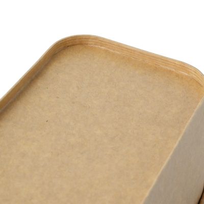 Ciotole di cartone 1000 ml, 17,5 x 12,5 x 7,5 cm, marrone, rettangolare ingrosso ristoranti