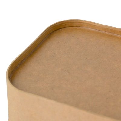 Ciotole di cartone 750 ml, 17,5 x 12,5 x 5,5 cm, marrone, rettangolare domicilio