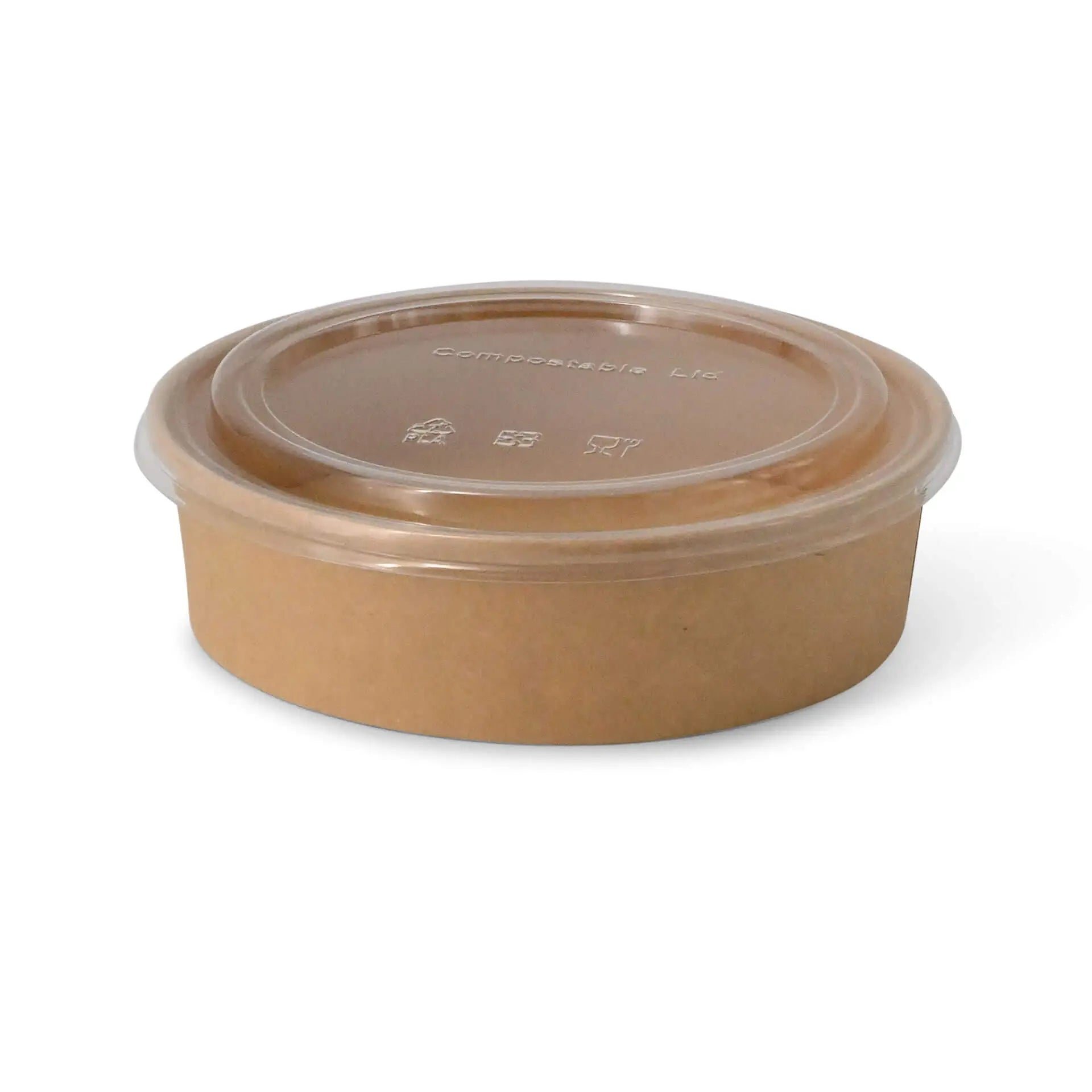 Ciotole in cartone premium 700 ml, Ø 185 mm, marrone, rotondo asporto domicilio Ristorazione Forniture Monouso Eco Bio Biodegradabile Packaging Consumabili Ecologico Ingrosso fornitore forniture Take away 6
