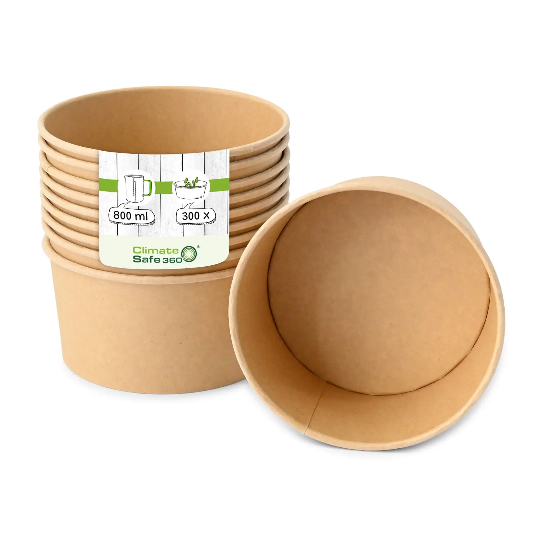 Ciotole in cartone premium 800 ml, Ø 150 mm, marrone, rotondo asporto domicilio Ristorazione Forniture Monouso Eco Bio Biodegradabile Packaging Consumabili Ecologico Ingrosso fornitore forniture Take away 1
