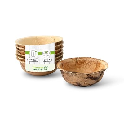 Ciotole in foglia di palma 425 ml, rotonde