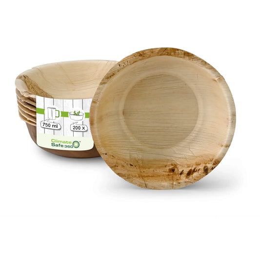 Ciotole in foglia di palma "BioYep" 750 ml, rotonde asporto domicilio Ristorazione Forniture Monouso Eco Bio Biodegradabile Packaging Consumabili Ecologico Ingrosso fornitore forniture Take away 1
