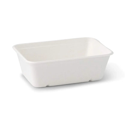 Ciotole per canna da zucchero 17 x 12 x 6 cm, 650 ml, rettangolare asporto domicilio Ristorazione Forniture Monouso Eco Bio Biodegradabile Packaging Consumabili Ecologico Ingrosso fornitore forniture Take away 2
