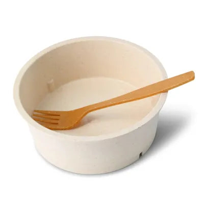 Ciotole riutilizzabili 650 ml, Ø 150 mm, bianco crema asporto domicilio monouso forniture take away mense