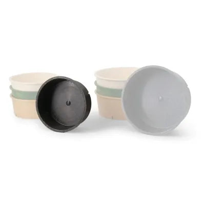 Ciotole riutilizzabili 650 ml, Ø 150 mm, pepe / grigio asporto domicilio take away monouso forniture mensa ristorazione pizzerie